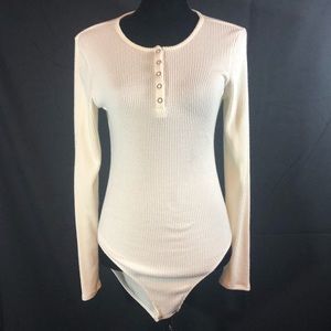 American Eagle Long sleeve ribbed bodysuit